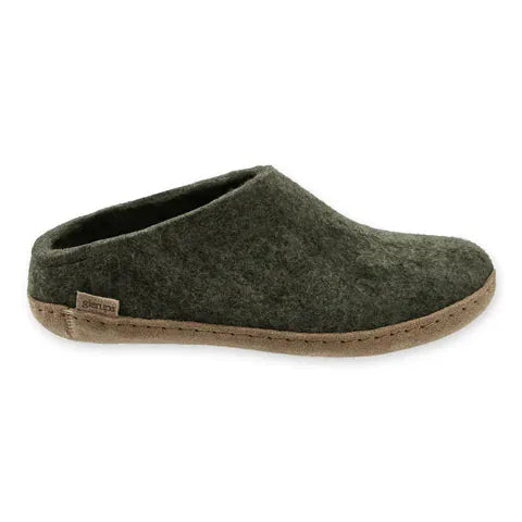 Glerups Slippers - Open Heel Glerups Open Heel Slippers- Forest