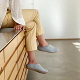 Glerups Slippers - Open Heel Glerups Open Heel Slippers- Grey