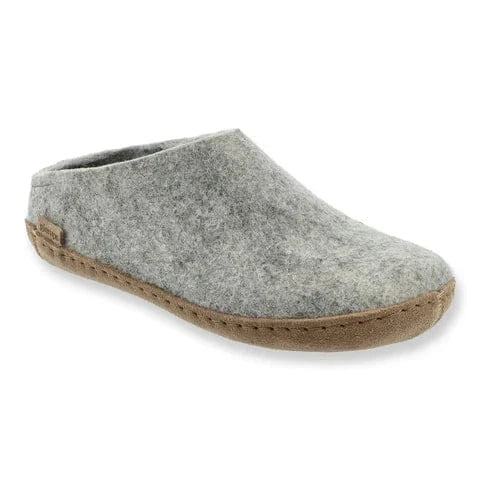 Glerups Slippers - Open Heel Glerups Open Heel Slippers- Grey