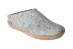 Glerups Slippers - Open Heel Glerups Open Heel Slippers - Grey