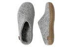 Glerups Slippers - Open Heel Glerups Open Heel Slippers - Grey