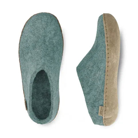 Glerups Slippers - Open Heel Glerups Open Heel Slippers- North Sea