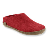Glerups Slippers - Open Heel Glerups Open Heel Slippers- Red