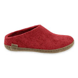 Glerups Slippers - Open Heel Glerups Open Heel Slippers- Red
