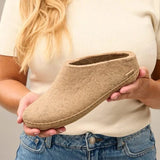 Glerups Slippers - Open Heel Glerups Open Heel Slippers- Sand
