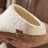 Glerups Slippers - Open Heel Glerups Open Heel Slippers- White