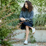 Glerups Slippers - Open Heel Glerups Rubber Sole Open Heel Slippers- Grey