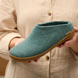 Glerups Slippers - Open Heel Glerups Rubber Sole Open Heel Slippers- North Sea