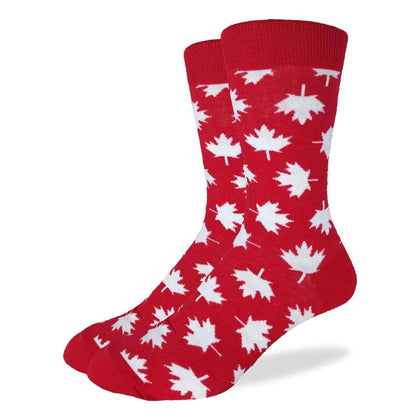 Good Luck Sock Socks Good Luck Sock Men's Socks- Canada Maple Leaf