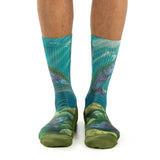 Good Luck Sock Socks Green / US 8-13 Good Luck Sock Active Fit Mens Socks - Brown Trout