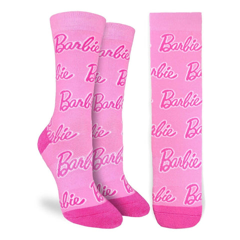 Good Luck Sock Socks Pink / US L5-L9 Good Luck Sock  Womens Sock - Barbie Logo