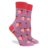 Good Luck Sock Socks Purple / US L5-L9 Good Luck Sock  Womens Sock - Peaches
