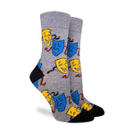 Good Luck Socks Socks Drama Masks Socks  Size 5-9