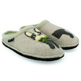 Haflinger Slipper Haflinger Womens Slippers Puppy- Light Grey