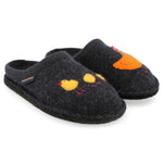 Haflinger Slippers - Open Heel 35 EU / M / Captains Blue Haflinger Womens Flair Gallina- Captains Blue