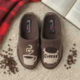 Haflinger Slippers - Open Heel Haflinger Women's Flair Coffee Slippers- Earth