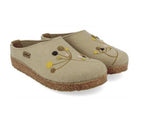 Haflinger Slippers - Open Heel Sahara Tan / 35 EU / M Haflinger Women's Grizzly Amaya- Sahara