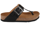 Haflinger Two-Strap Sandals Haflinger Women's Cora Sandals- Black