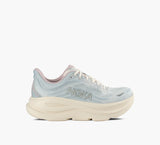 Hoka Athletic Sneakers B (Medium) / Blue/ Cream / 5 US Hoka Women's Bondi 9 GLM Running Shoes- Alabaster/ Mineral Blue