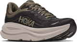 Hoka Athletic Sneakers D (Medium) / Black/ Green / 7 US HOKA Men's Bondi 9 Running Shoes - Black/ River Rock
