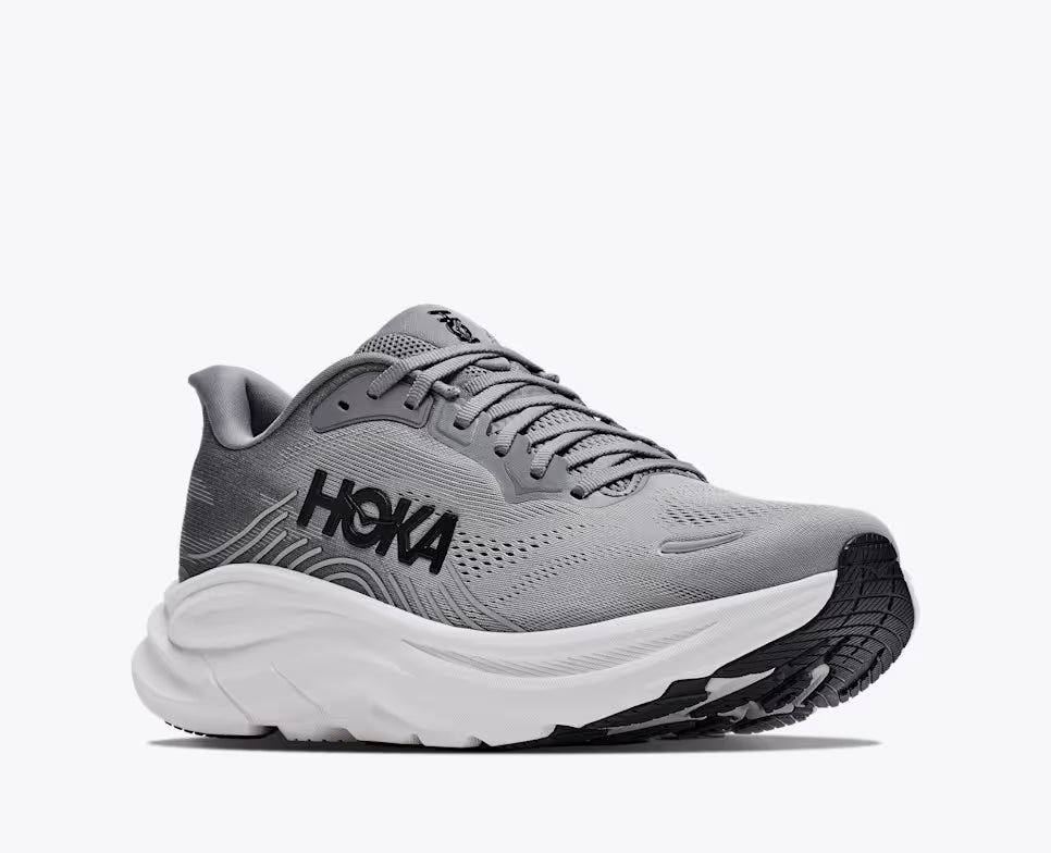 Hoka Athletic Sneakers D (Medium) / Grey / 8 US Hoka Men's Clifton 11 Running Shoes- Galactic Grey/ Stellar Grey