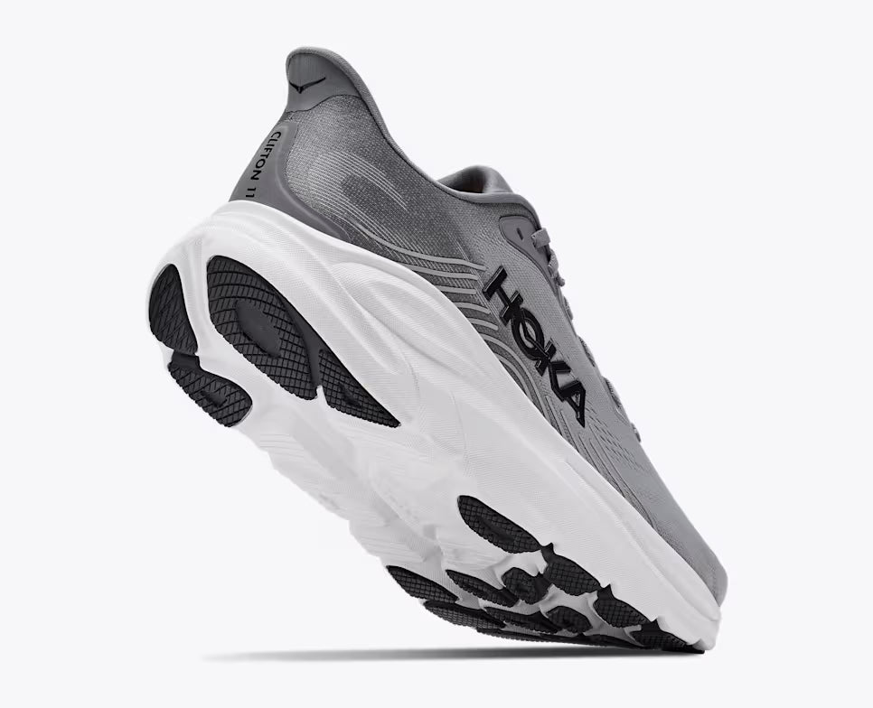 Hoka Athletic Sneakers Hoka Men's Clifton 11 Running Shoes- Galactic Grey/ Stellar Grey