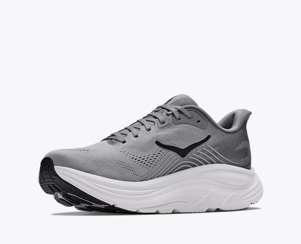 Hoka Athletic Sneakers Hoka Men's Clifton 11 Running Shoes- Galactic Grey/ Stellar Grey
