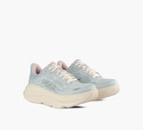 Hoka Athletic Sneakers Hoka Women's Bondi 9 GLM Running Shoes- Alabaster/ Mineral Blue