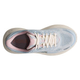 Hoka Athletic Sneakers Hoka Women's Bondi 9 GLM Running Shoes- Alabaster/ Mineral Blue