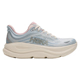 Hoka Athletic Sneakers Hoka Women's Bondi 9 GLM Running Shoes- Alabaster/ Mineral Blue