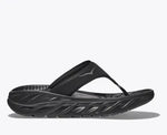 Hoka Flip Flop Sandals B (Medium) / Black / 5 US Hoka Women's Ora Recovery Flips- Black/Grey