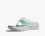 Hoka Flip Flop Sandals Hoka Women's Ora Recovery Flips- Grey/Seafoam