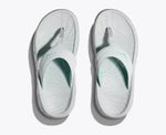 Hoka Flip Flop Sandals Hoka Women's Ora Recovery Flips- Grey/Seafoam