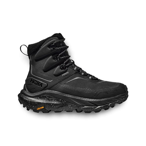 Hoka Hiking & Athletic Boots D (Medium) / Black/ Black / 8 US Hoka Men's Kaha 2 Frost Gore-Tex Winter Hiking Boots- Black/ Black