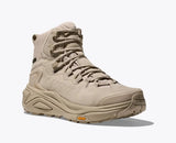 Hoka Hiking & Athletic Boots D (Medium) / Cream / 8 US Hoka Men's Kaha 3 Gore-Tex Hiking Boots- Raw Linen/ Oat Milk