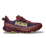 Hoka Hiking & Trail Shoes B (Medium) / Red / 5 US Hoka Women's Speedgoat 6 Trail Runners- Rouge/ Black Cherry