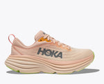 Hoka One One 0 - Shoes Beige / 5 / B (Medium) Hoka One One Womens Bondi 8 Running Shoes - Cream / Vanilla