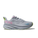 Hoka One One Running Shoes Hoka One One Womens Clifton 9 Running Shoes - Gull / Sea Ice