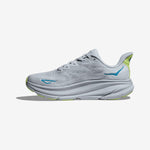 Hoka One One Running Shoes Hoka One One Womens Clifton 9 Running Shoes (Wide) - Gull / Sea Ice