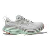 Hoka One One Running Shoes Stardust / Aqua Breeze / 5 / B (Medium) Hoka One One Womens Bondi 8 - Stardust / Aqua Breeze