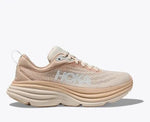 Hoka One One Shoe Beige / 5 / B (Medium) Hoka One One Womens Bondi 8 Running Shoes - Shifting Sand / Eggnog