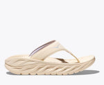 Hoka One One Thong Sandals 5 / B (Medium) / Vanilla Hoka One One Womens Ora Recovery Flip - Vanilla / Lunar Rock