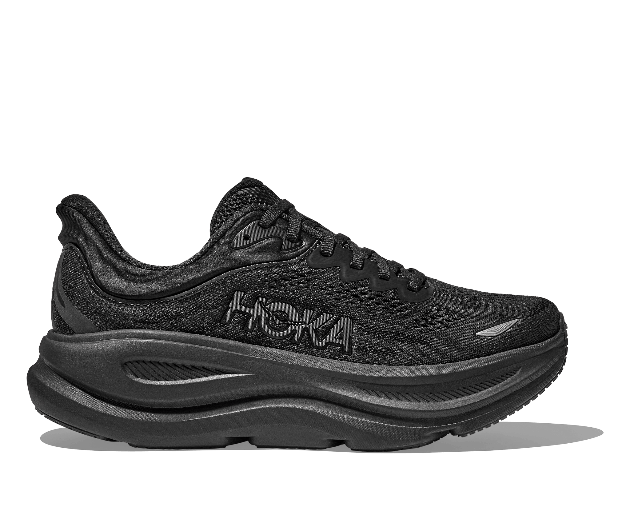Hoka Running Shoes B (Medium) / Black / 5 US Hoka Women's Bondi 9 Running Shoes- Black