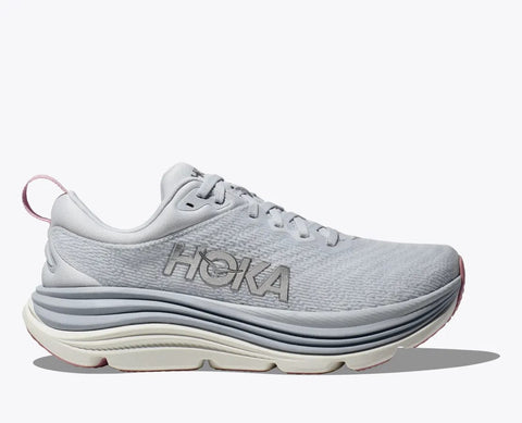 Hoka Running Shoes B (Medium) / Grey/Pink / 5 US Hoka Women's Gaviota 5 Running Shoes- Sea Ice/Pink Twilight