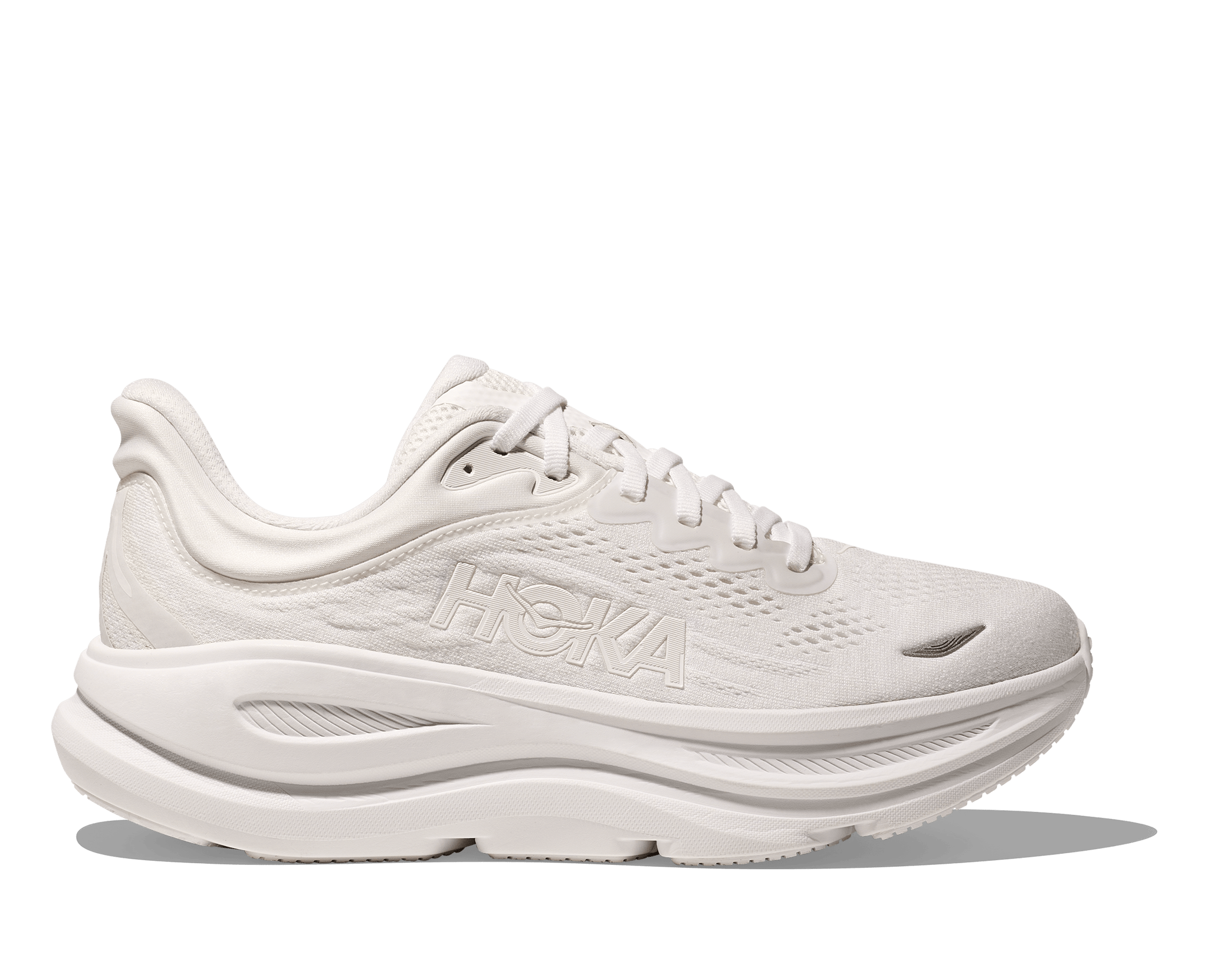 Hoka Running Shoes B (Medium) / White / 5 US Hoka Women's Bondi 9 Running Shoes- White