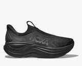 Hoka Running Shoes D (Medium) / Black / 7 US Hoka Men's Skyward Laceless Slip-on Walking Shoes- Black/ Black