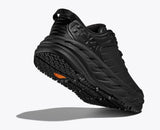 Hoka Running Shoes Hoka Men's Bondi Slip Resistant Shoes- Black