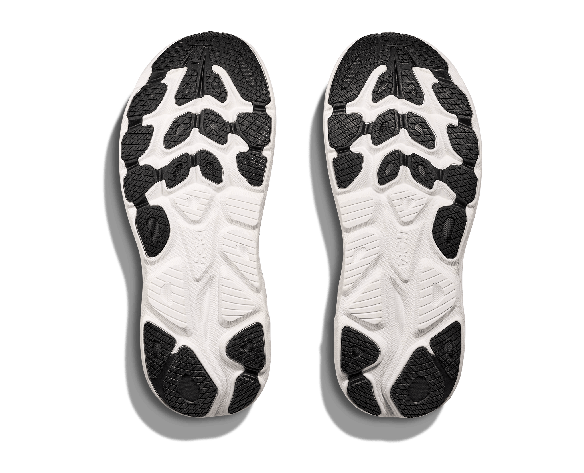 Hoka Running Shoes Hoka Men's Clifton 10 Running Shoes- Black/ White