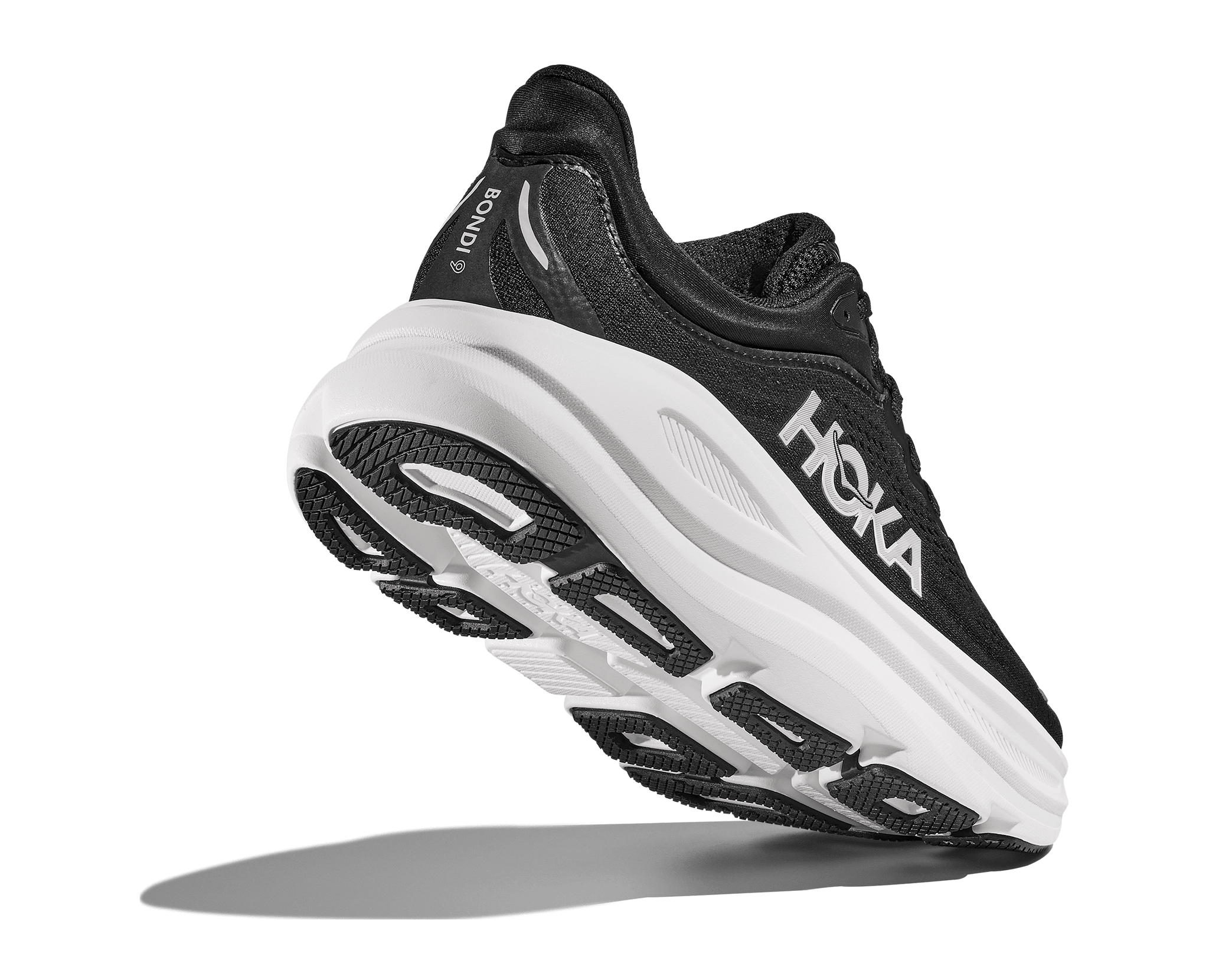 Hoka Running Shoes Hoka Women's Bondi 9 Running Shoes- Black/White