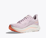 Hoka Running Shoes Hoka Women's Clifton 10 Running Shoes- Lilac Cream/ Tangerine Glow
